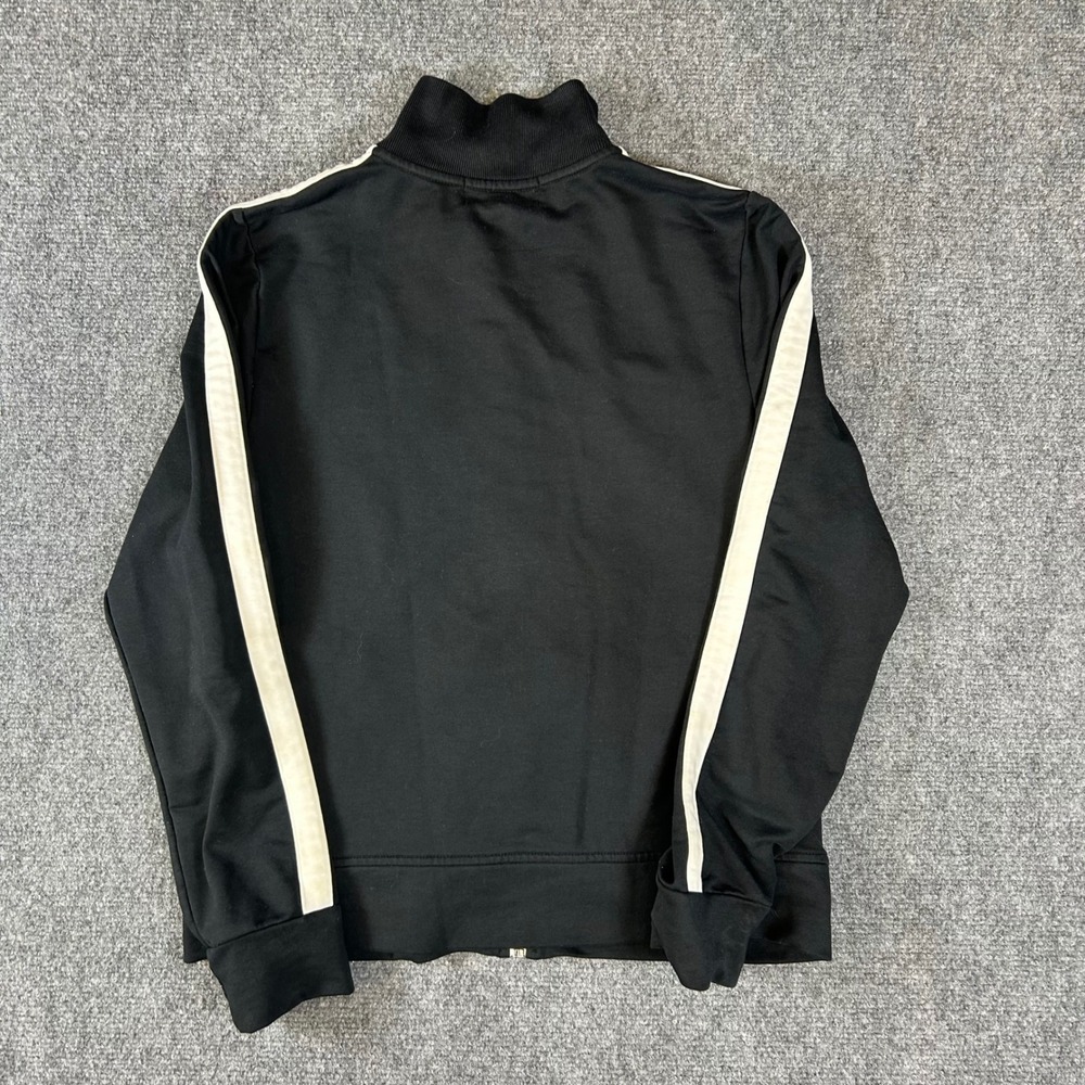 Lauren Ralph Lauren Active Womens Black White Stripe Track Jacket Small L-RL - Picture 6 of 6